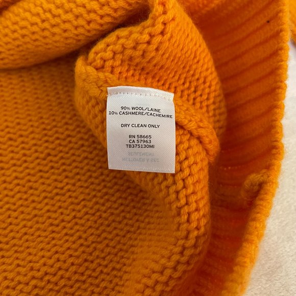 BNWOT Something Navy Orange Sweater (T&B) - Picture 7 of 11